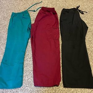 3 pairs of large scrub bottoms